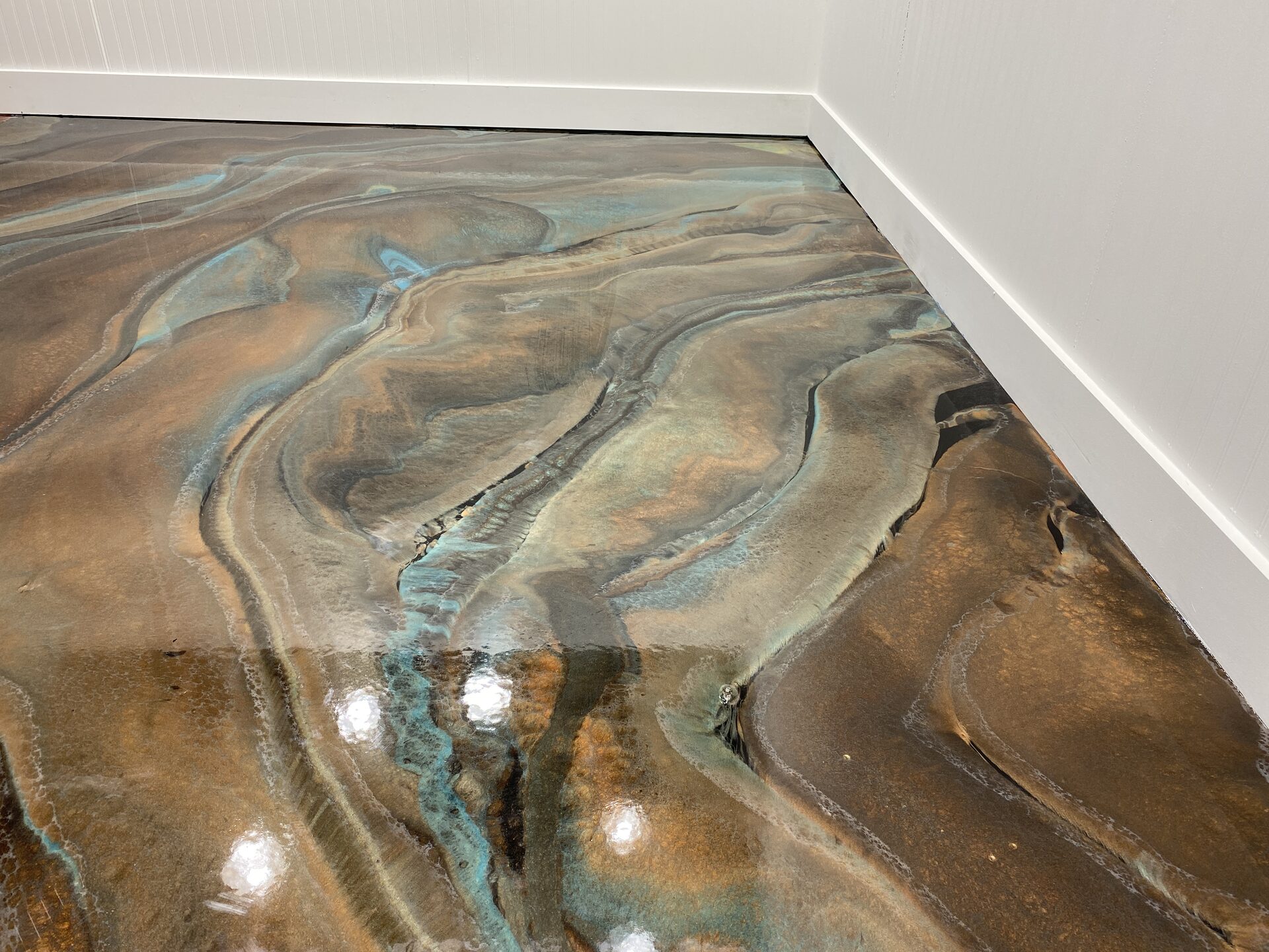 Metallic Epoxy Floors — 360 Surfaces Vancouver WA